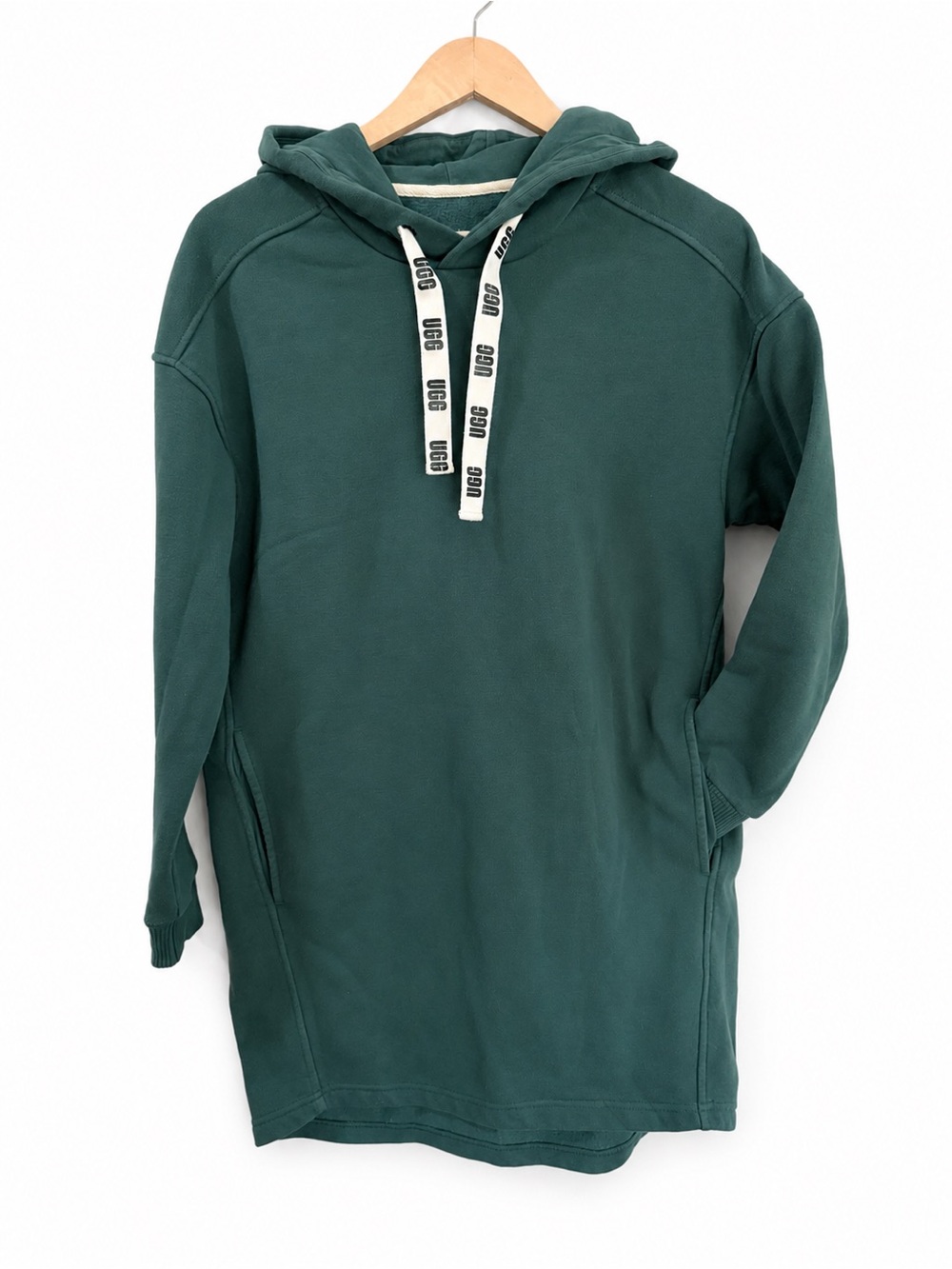 UGG Lucille Fleece Hoodie Dress Green Size XS